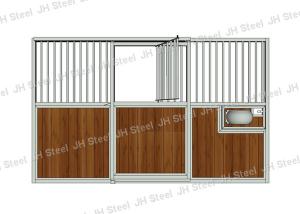 China Premade Galvanized Solid Sliding Door European Horse Stalls factory