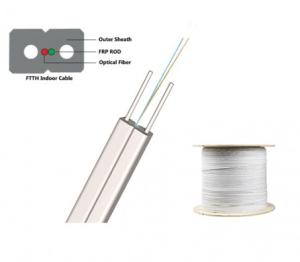China Weatherproof Single-mode FTTH Indoor Drop Cable 1-12 Core for Seamless Connection factory