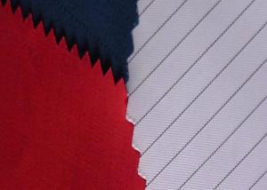 China Soft Polyester Cotton Twill Fabric Anti Static Filament Yarn 2% Carbon Fiber factory