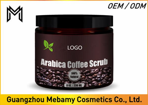 Dead Sea Salt Skin Care Body Scrub , Coffee Exfoliating Cream Body Scrub