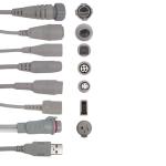 Compatible for SIEMENS 10pin IBP adapter cable for monitor to Utah IBP cable