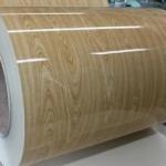 508MM Wooden Pre-painted Galvalume Steel Sheet In Coil PPGL steel coil CGCH