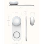 10W QI 3000K Wireless Charger Night Light / Wireless Phone Charging Lamp