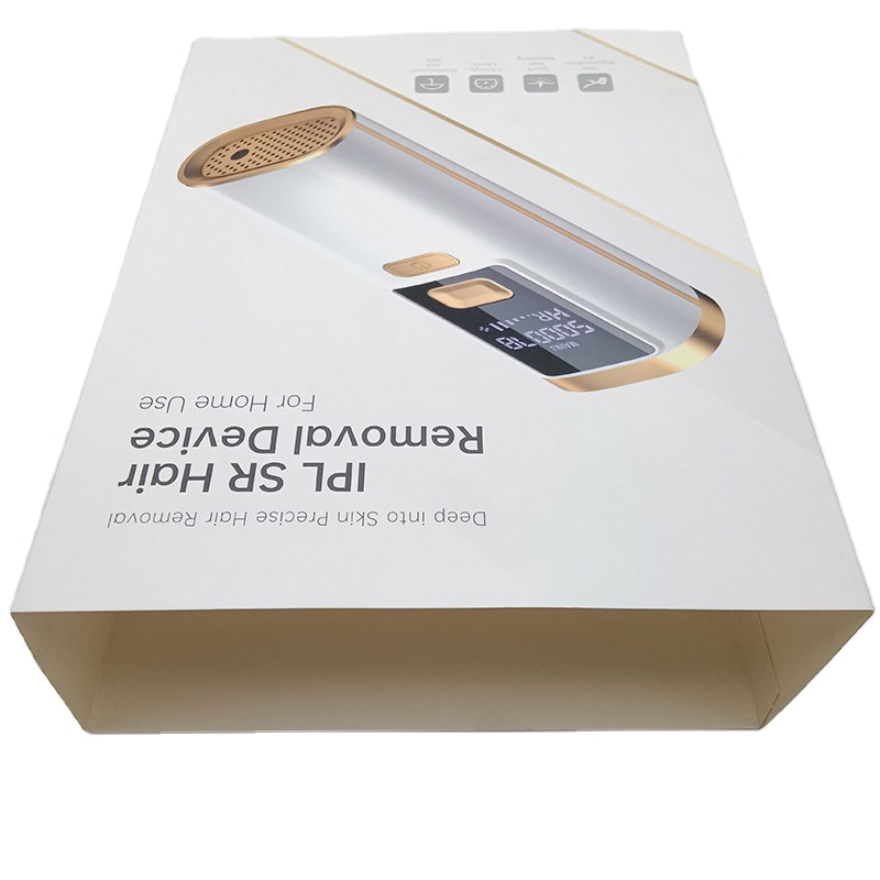 Custom Printed Sleeve Boxes Full Color Cardboard Sleeve Packaging For Hair Removal Device
