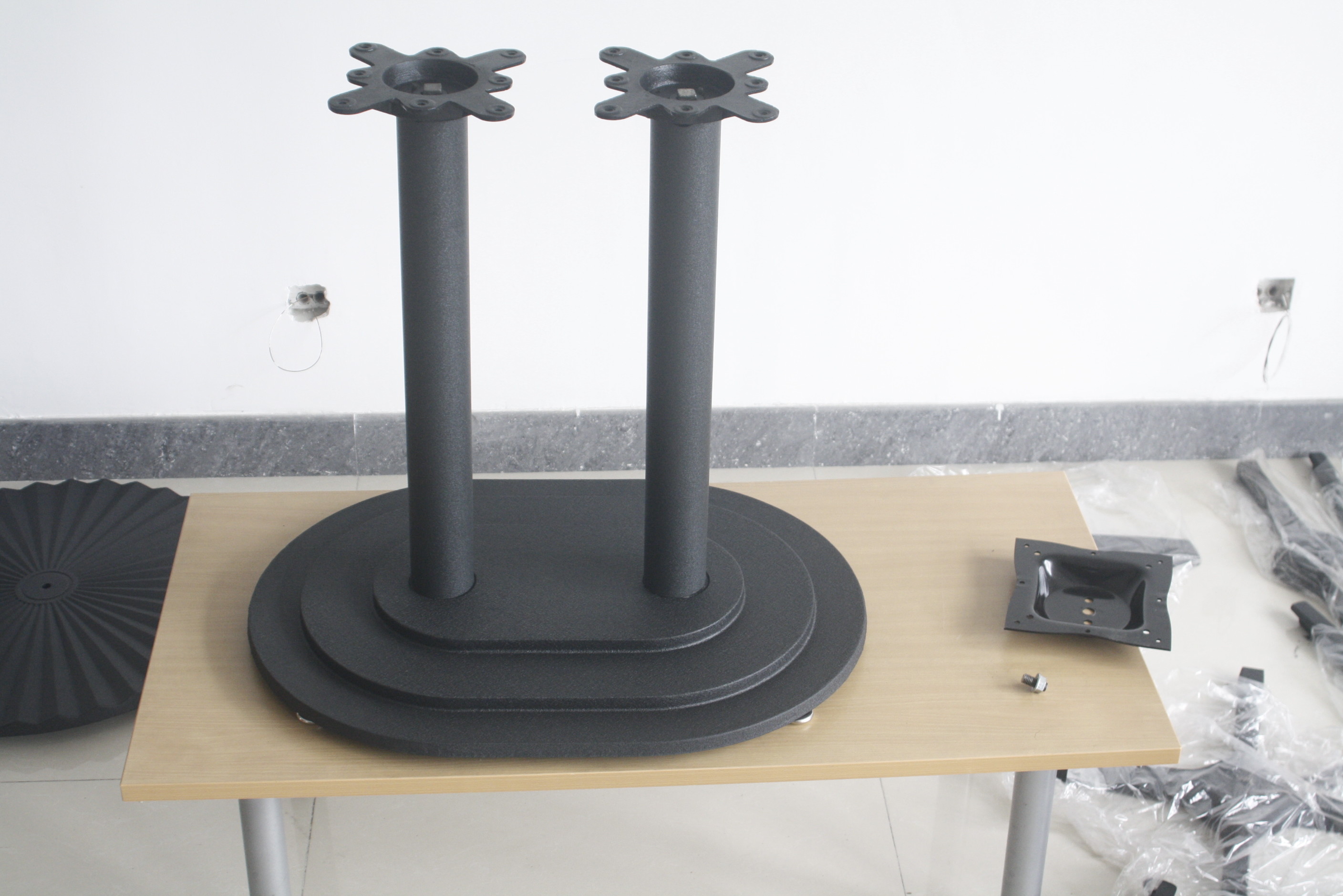 Restaurant Heavy Duty Table Legs Modern Furniture Fittings Dia 3" Column