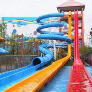 Aqua Park Summer Water Games Play Equipment Big Fiberglass Slide