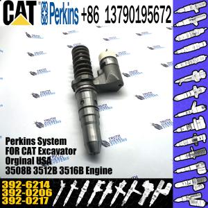 China 3508B/3512B/3512C/ 3516B/3516C engine fuel injector 392-0206 392-0217 392-6214 with genuine packing factory