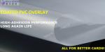 Adhesive A4 0.06mm 0.8mm Lamination PVC Coated Overlay