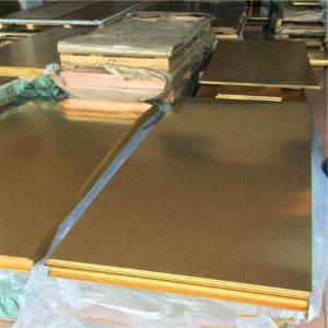 China Golden 0.02-0.3mm Thickness Copper Decorative Sheet Metal High Tensile Strength factory