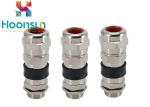 EX2 Double Seal Armored Cable Gland , Waterproof IP68 Grade Armoured Cable Gland