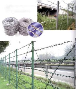 China Low Price Galvanized steel PVC Coated Barbed Wire (20yearsfactory factory