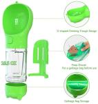 Portable Walking Dog Travel Water Bottle 300ML with Waste Bag