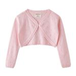 Summer Cotton Knitted Cardigan Top Toddler Children Kids Girls Sweater