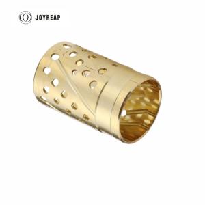 China OEM Bronze Sliding Bearing Bushing CuZn31Si For BPW Brake Shoe System factory