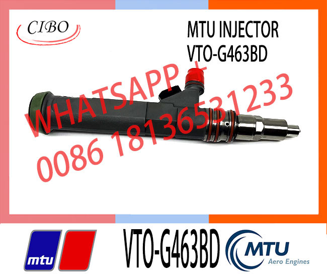 MTU X52407500053 Neutral common rail diesel fuel injector 52400017 VTO-G463BD 1820407