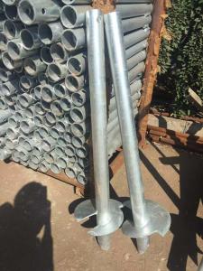China Q235 Grounding And Earthing Products Double Helix Lead Section Square Anchor factory