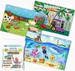 ProCase Disposable Placemats for Baby Kids Toddlers 60 Count Biodegradable Table