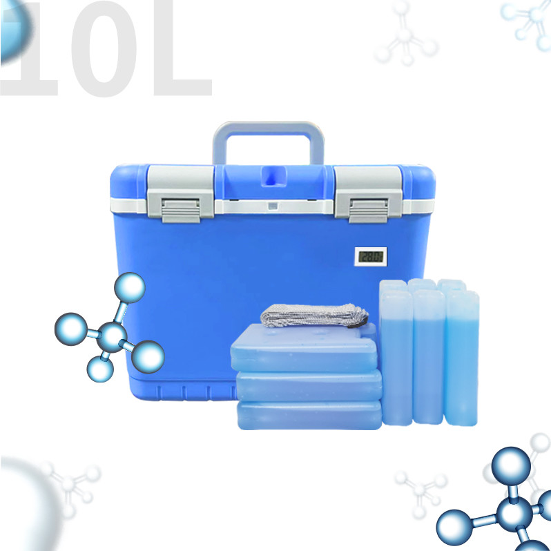 10L Portable Medical Refrigerator For Vaccines Blood Cold Chain Transportation