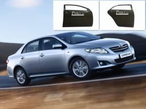 China Primed Front Door Replacement 2008 Toyota Corolla Door Panels factory