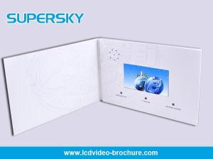 China Multi - Page A4 / A5 Video Wedding Invitations ON / OFF Button Switch For Fair Display factory