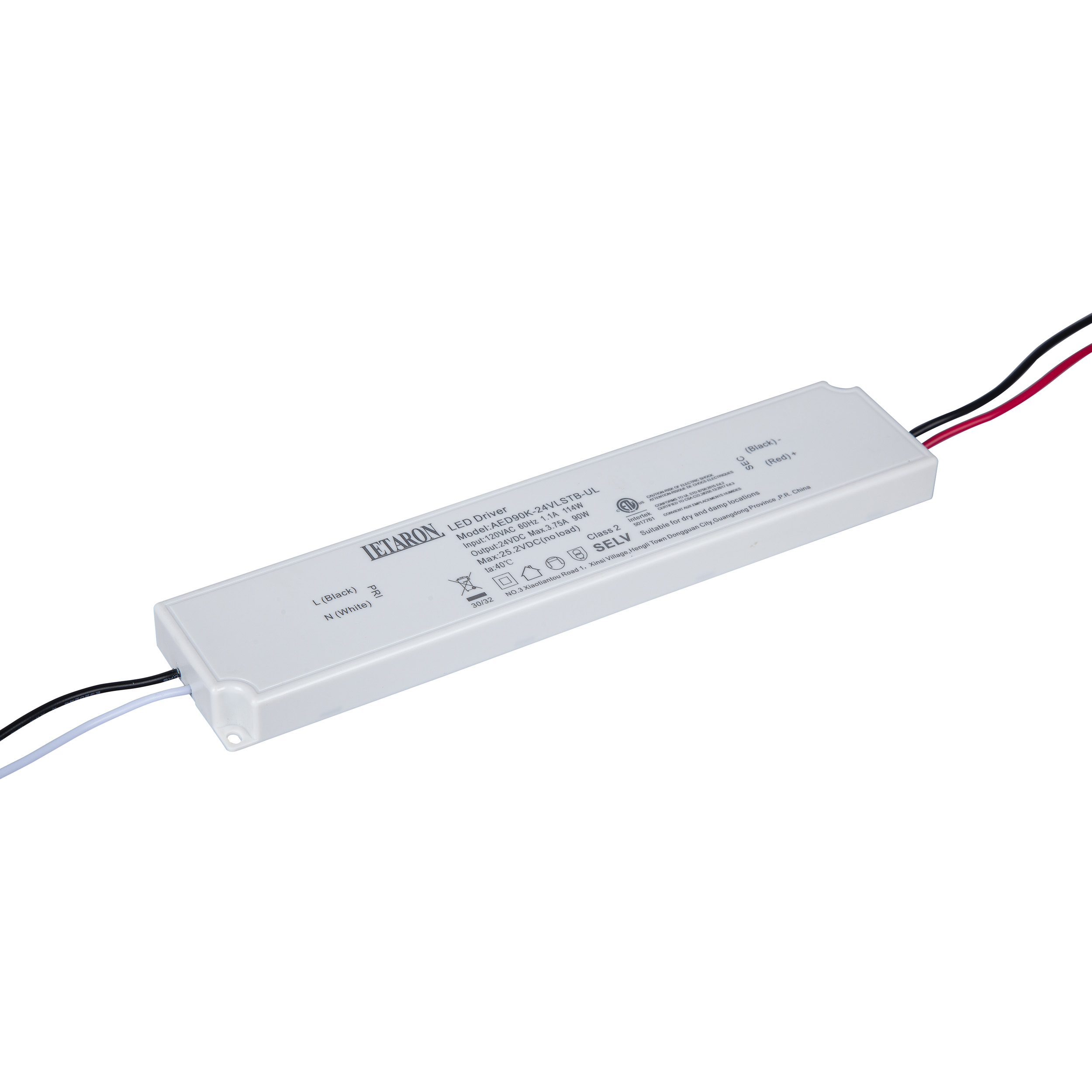 Constant Voltage Waterproof LED Driver , Cabinet Light Triac Dimmable Driver