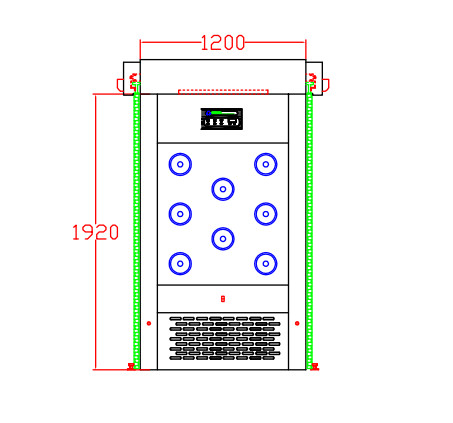 Automatic Doors Clean Room Air Shower