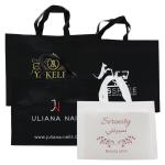 Foldable Custom Logo Stock Reusable Grocery Packaging Tote Bag
