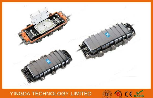 3 In 3 Out Fiber Optic Splice Closure , PC In Line Underground Outdoor Fiber