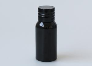 China 30ml Black Small Aluminum Lotion Bottles Airless 30ml / 1oz 76mm Height factory