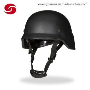China Aramid PE Self Protective Equipment Military Pagst Black Bulletproof Helmet factory