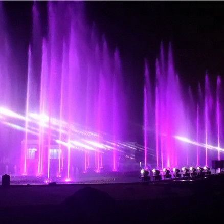 China Multimedia music dancing water feature factory