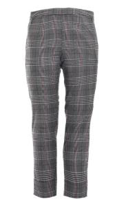 China Long Style Ladies Slim Fit Striped Trousers With Invisible Zipper factory