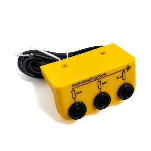 China L Shaped Yellow Grounding Socket EPA Equipment Component factory