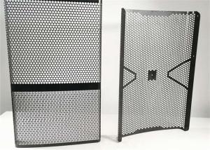 China 6mm Hole Perforated Metal Sheet Mesh For Speaker Grille factory