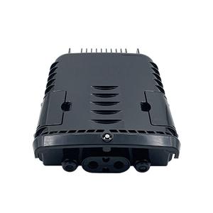 China 2 In 2 Out Black PC ABS Fiber Optic Distribution Box KEXINT FTTH IP65 Waterproof factory