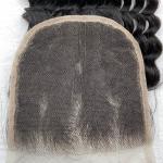 Deep wave 5x5 Customized 20A Natural Hairline Super Thin HD Lace Frontal100%