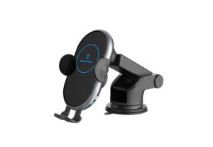 China QI Automatic Clamping Wireless Car Charger Mount 360 Degree Rotation 7.5W 5W 10w factory