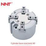 Round Objects Pneumatic Cylinder Gripper 4 Jaw Easy Maintenance