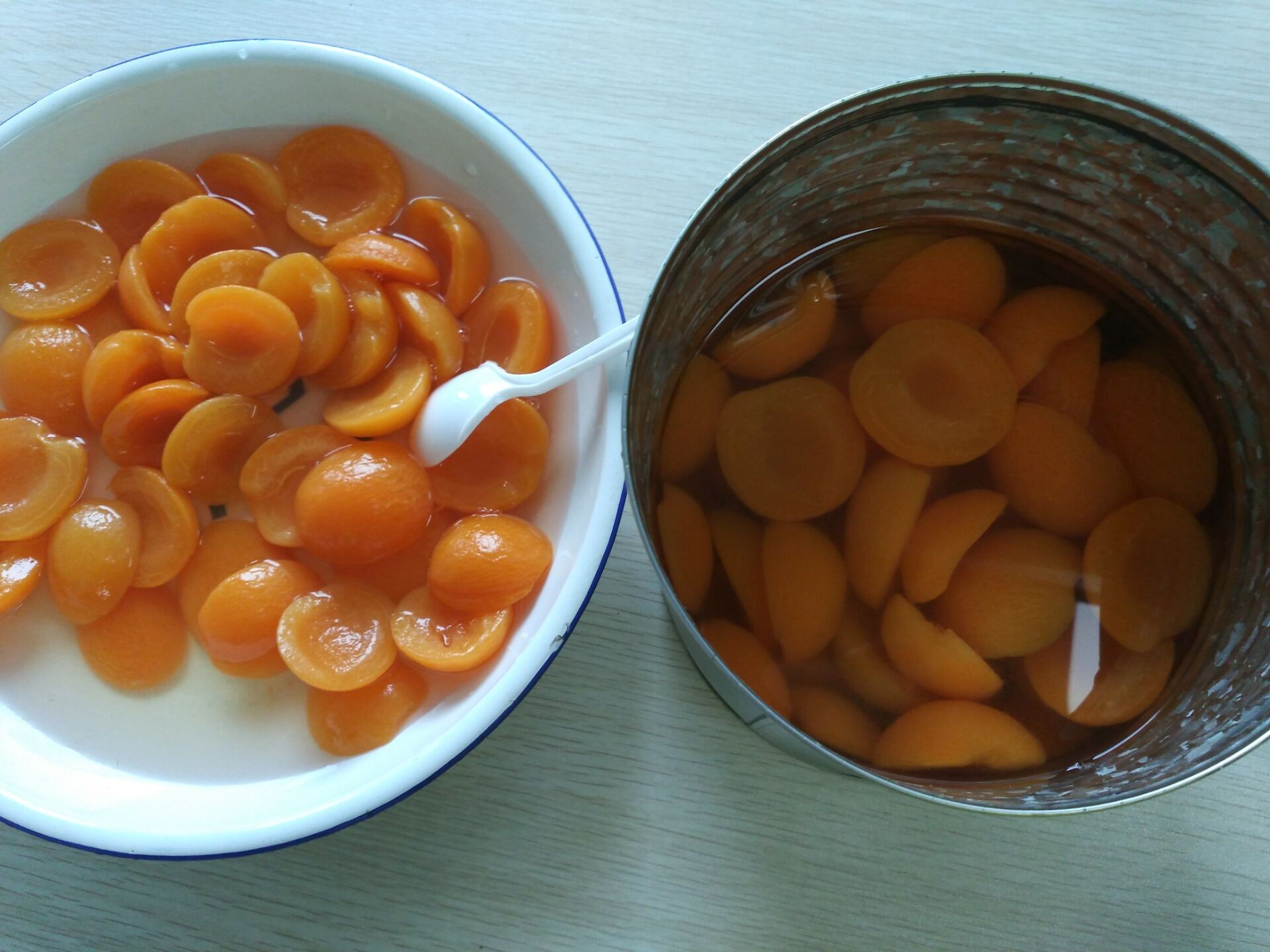 Chinese Top Quality Canned Apricots Halves Apricot Slice In Light Syrup