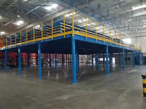 China Steel Structure Mezzanine Floor, Professional Designing Storage Shelf / Mazzanine Rack factory