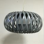 Grey Polypropylene Lampshade 300*200MM Pendant 220v Night Light
