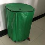 Flexible 100L Collapsible PVC Water Butt Rain Barrel For Garden Rainwater