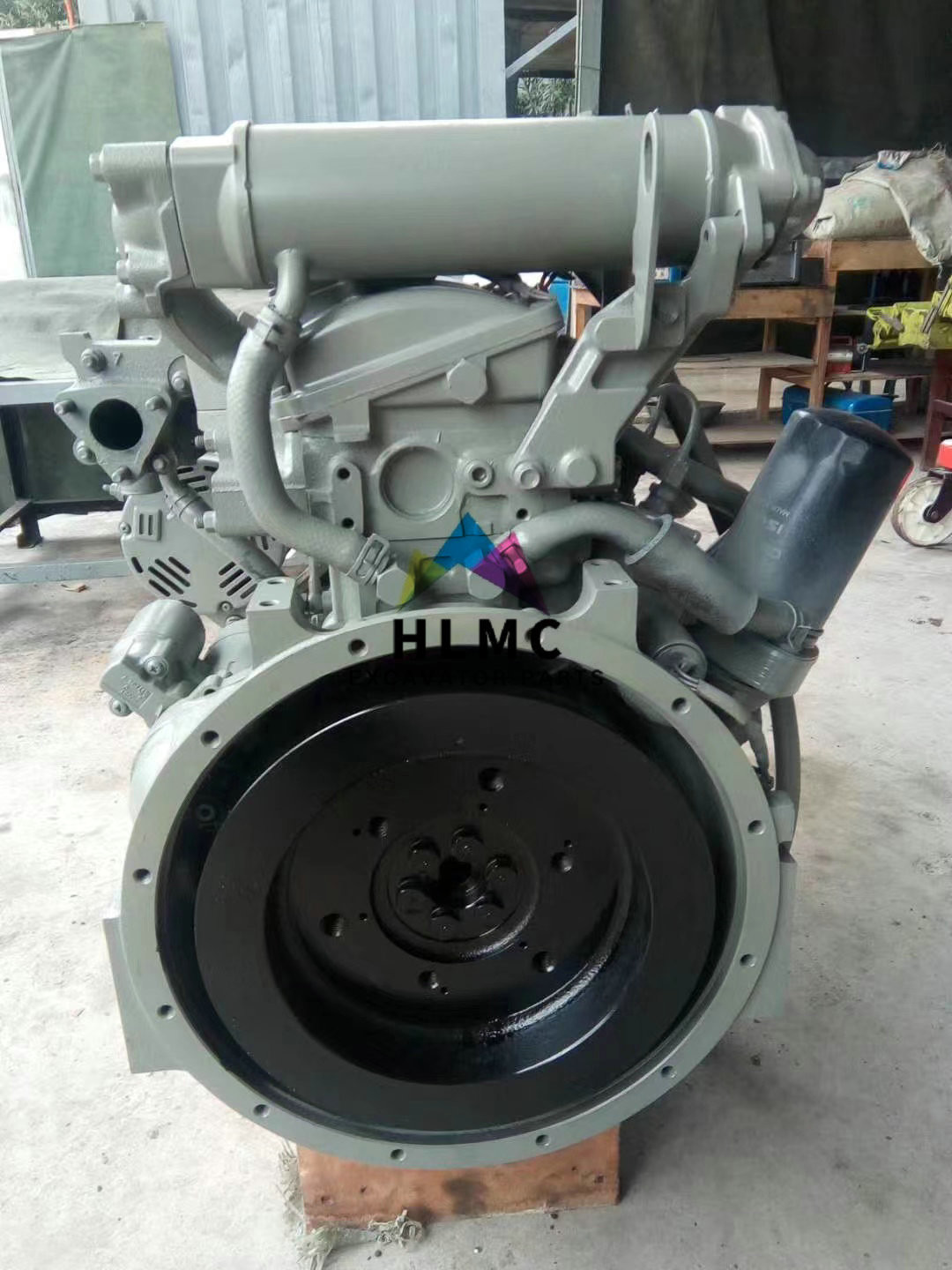Construction Machinery ISUZU 4LE2 Complete Engine Assy Engine Motor
