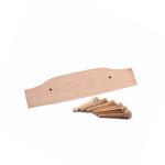 Professional Maple Wood Acoustic Guitar Bridge Pins And Saddle 6 Pins