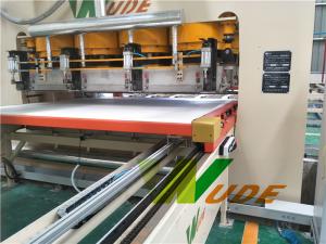 China Auto Short Cycle Lamination Line Melamine Hot Press Machine High Production Capacity factory