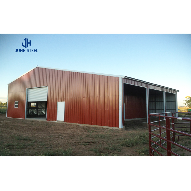 Structural Steel Construction Farm Shed with Painted Finish and Aluminum Alloy Window
