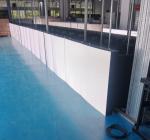 Outdoor Curve Iron Cabinet Sport Advertising LED Display High Brightness P10