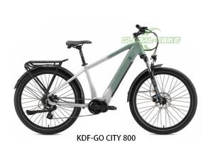 China KDF-GO CITY 800 LCD Display City Electric Bike 48V 250W Lithium ion Battery 48V 13Ah factory