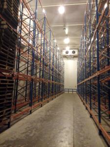 China Cold Room Minus 25 Degree Industrial Pallet Racks , Pallet Size 1200 X 1000mm factory