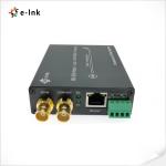 12G SDI Video Fiber Converter With Gigabit Ethernet 2Ch Backward RS485